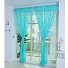Suitable Fashion Curtain Home Tulle Ornament Room Scarf Voile Colorful