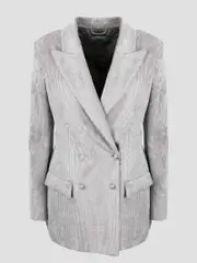 [Alberta Ferretti] Alberta Ferretti-Blazer Grey-Donna 40