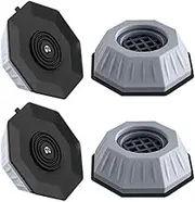 Homoyoyo 4pcs Cushion Washer and Dryer Feet Frame Brackets Furniture Foot Pad Washing Machine Risers Anti Vibration Washer Non Furniture Washers Soft Rubber Piano Stand Chair