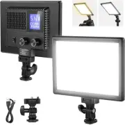 NEEWER 9" LED Video Light Panel, Dimmable DSLR Camera Soft Lighting, 4000mAh ...