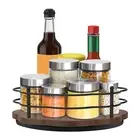 360° Rotating Lazy Susan Organizer Turntable Organizer Rotating Spice Rack·-f