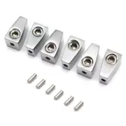6 String Headless Electric Guitar Nuts Single String Nuts Split Type Nuts Silver