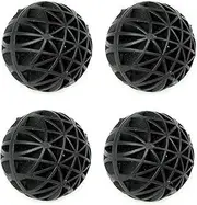 Binxind 400Pcs Aquarium Bio Balls Fish Tank Filters Black 16MM