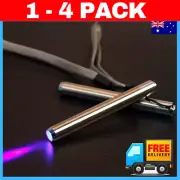 MINI UV Flashlight Stainless Steel LED Torch Light Mini Pen SMALL