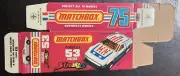Matchbox Superfast Streakers #53 Tarzana Type K Repro Box