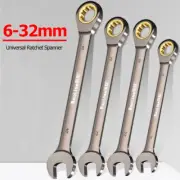 6-32mm Universal Adjustable Ratchet Wrench 72-Tooth Torx Spanner Car Motorcycle