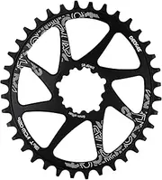 DJC Bike Chainring Direct Mount 6mm Offset Round Oval Chainring for Sram GXP Interface Crankset Aluminum Lightweight 30 32 34 36 38 Tooth