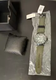 DIESEL DZ-4549 Mega Chief, Quartz Waterproof 10Bar, Green Band NEW in BOX!