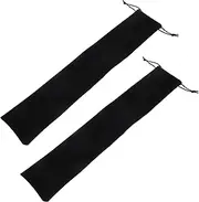 Totority 2pcs Fan Storage Cover Bag Portable Handheld Fan Organizer Pouch Stylish Drawstring Sleeve Protects From Scratches for Travel and Outdoor Use