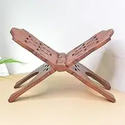 Santarms wooden holy Bible books stand fordable | book stand for reading | rihal stand | holy Bible book stand for reading stand | holy stand for Bible | wooden stand for reading | best gift for bride or bridal | book documents stand - 12 inch