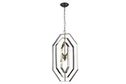 Orbita Pendant Light Stainless Steel Octagon