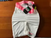 Nike Pro Softball Sliding Shorts White Womens XL NCAA Compression AV6633-100