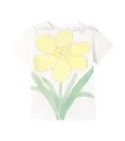[Gucci Kids] Gucci Kids Printed cotton jersey T-shirt Y 6 white