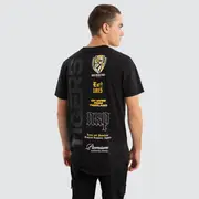 [Nena and Pasadena AFL] Richmond Tigers AFL Vert Tee Jet Black