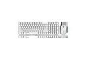 [X1800S-WHITE] X1800S 2.4GHz Wireless Optical Keyboard Mouse Combo Black 1000DPI Nano Rec