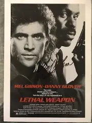 Mel Gibson Signed Lethal Weapon Mini Poster With COA