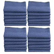 Buffalo Tools MB7280KIT24 72 x 80 inch Reversible Moving Blanket Set - 24 Pack