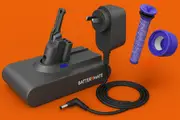 Powerful Battery + Rapid Charger + Filters Compatible for Dyson V8 / SV10 / SV25