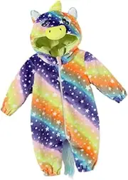 [STARTIST] Baby Jumpsuit Rainbow Animal Costume Long Sleeve Baby Snowsuit