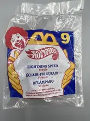 New McDonalds 1994, Hot Wheels, Lightning Speed #9 Happy Meal Premium Toy