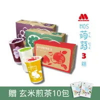 在飛比找PChome24h購物優惠-【MOS摩斯漢堡】經典蒟蒻禮盒 蜜桃蘋果+葡萄+檸檬 共3箱