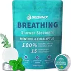 15 Pack, Menthol & Eucalyptus Shower Steamers with Natural Essential Oils
