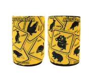 Stubby Holder Stubbie Can Beer Bottle Drink Cooler Australia Flag Funny Souvenir [Design: Novelty - Road Signs A]
