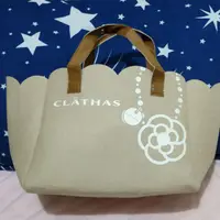 在飛比找蝦皮購物優惠-【CLATHAS 山茶花】毛氈手提包 日本 Clathas 