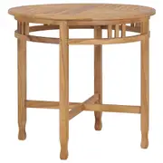 Dining Table � 80 cm Solid Teak Wood vidaXL