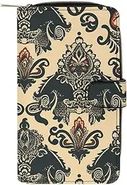 [LQWOK] Wallet, Asian Elephants Printed Wallet,travel Wallet,durable Wallet,portable Wallet,universal Wallet,leather Wallet, Asian Elephants, 19.7x11x3.5cm, Modern, Asian Elephants, 19.7x11x3.5cm,