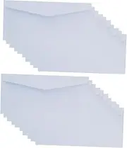Tofficu 20pcs Thick Paper Welcome Card Greet Cards Padded Mailer Blank Self Seal Envelopes
