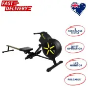 Rowing Exercise Machine with LCD Display Fitness Cardio Gym Gift Birthday AU
