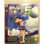 ［MR. HANK］PS3 遊戲 全民高爾夫5 日文版，二手品 #PS3 #PS3遊戲片