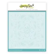 Honey Bee Folk Art Daisy Set Of 4 Layering Background Stencils