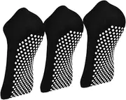 Yoga Socks Non Slip Skid Socks - Elutong 3 Pack Ballet Barre Pilates Sports Socks Gripper For Women