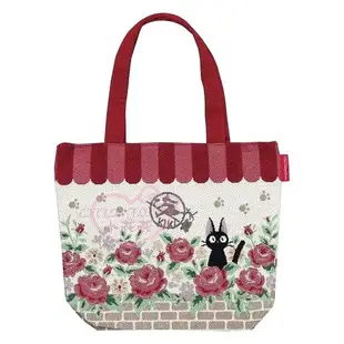 ♥ 小花花日本精品♥ 宮崎駿 魔女宅急便 KIKI 紅色緹花布手提袋手提包肩背包萬用包-42169208