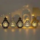 Ramadan Kareem LED Lantern Light Eid Mubarak Ornaments Decoration Party Supp ❤FR