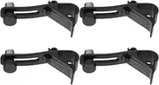 Operitacx 4Pcs Drum Microphone Clamping Mount Shockproof Mic Holder for Studio Compatible with Drum and Percussion Instruments for Close Recording