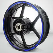 Stickman Vinyls - AFBA Rapid Outer Rim Liner Stripe for Suzuki Yamaha Kawasaki Ducati Aprilia Honda Gloss Blue