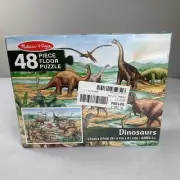 Dinosaurs 48 Piece Floor Puzzle Melissa & Doug Easy Clean Surface Large Pieces