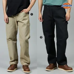 【Dickies】男款黑色直筒長褲/Logo印花長褲(多款任選)