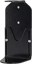 Black Single Wall Mounted Soap Dispenser for Bathroom - Fully Adjustable Hand Soap Holder, Made from Thick Stainless Steel for Commercial and Home use, Just add Any Bottles You Like - KUISHI