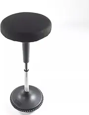 Pro-C Height Adjustable Sit Stand Perching Swivel Wobble Stool Chair for Home Office (HF-WSF-B)