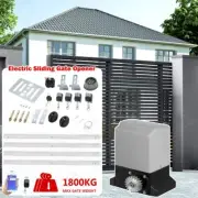 Electric Automatic Sliding Gate Opener 1800KG Motor w/ Remote & APP Control Kit