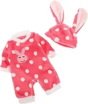 ERINGOGO 1 Set Doll Clothes Plush Jumpsuit Cute Doll Outfit Easy Dress for Imaginative Play