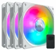 CoolerMaster SickleFlow 120 ARGB 3 White Fans MFX-B2DW-183PA-R1 Cooling