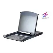 ATEN 1-Local/1-Remote Access 16-Port Multi-Interface Cat 5 Dual Rail LCD KVM over IP Switch