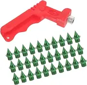 [SUPVOX] Heavy Duty Metal Track Spikes for Running Shoes Wear Resistant Replacement Spikes for Training Jumping and Competitions