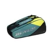Dunlop SX Performance 12 Racket Thermo Bag, Teal/Black/Yellow