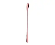 Spoon Non-Fading Practical Long Handle Cocktail Stirring Spoons for Bar-Rose Golden